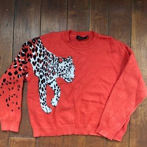 MinkPink cheetah sweater